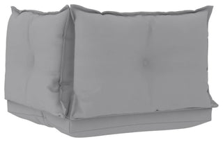 Vidaxl Pallet Sofa Cushions 3-Piece Gray Fabric