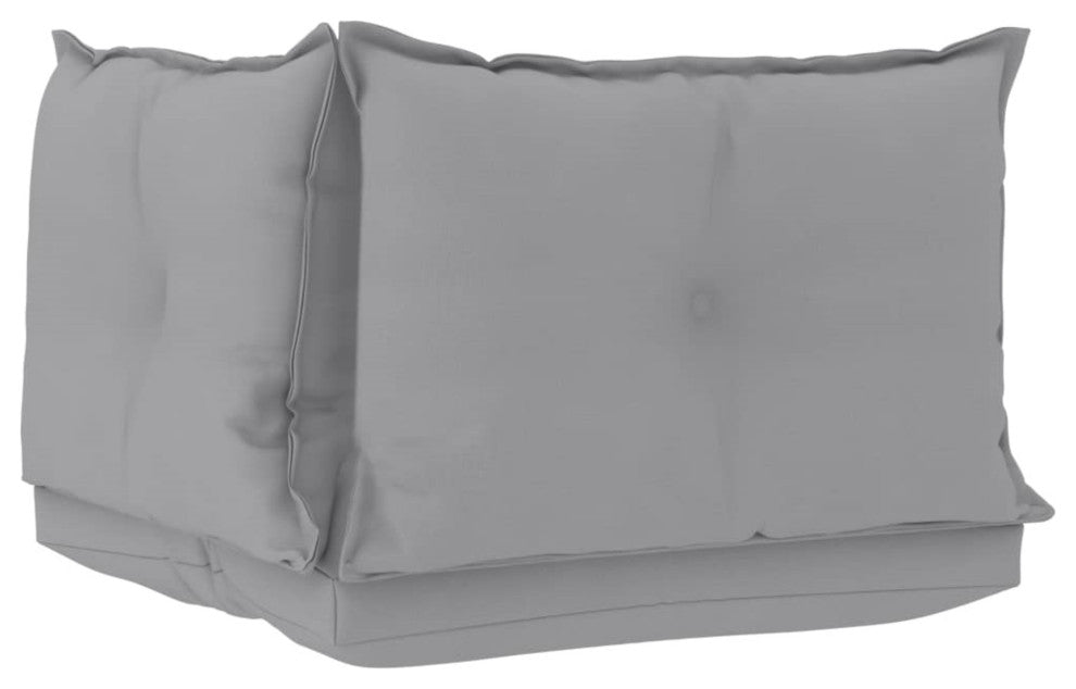 Vidaxl Pallet Sofa Cushions 3-Piece Gray Fabric