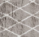 Classic Home Hawthorne Diamond Shag Gray/Ivory 5x8 Rug