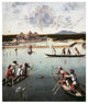 "Hunting on the Lagoon" Digital Paper Print by Vittore Carpaccio, 39"x46"