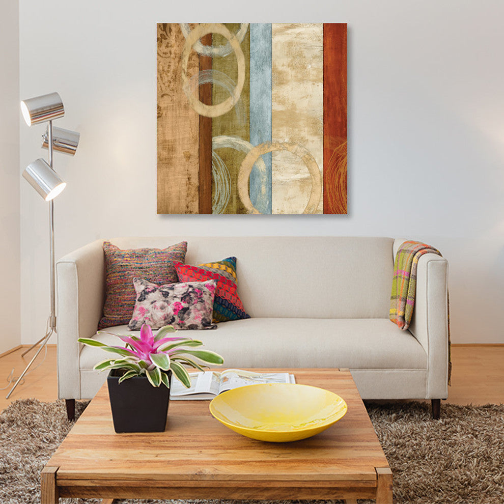 "Behind The Scenes I" by Brent Nelson, Canvas Print, 37"x37"