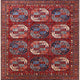 Ahgly Company Indoor Square Mid-Century Modern Area Rugs, 6' Square