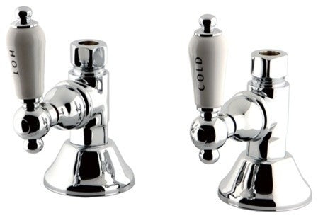 Kingston Brass Straight Stop Shut Off Valve, Polished Chrome