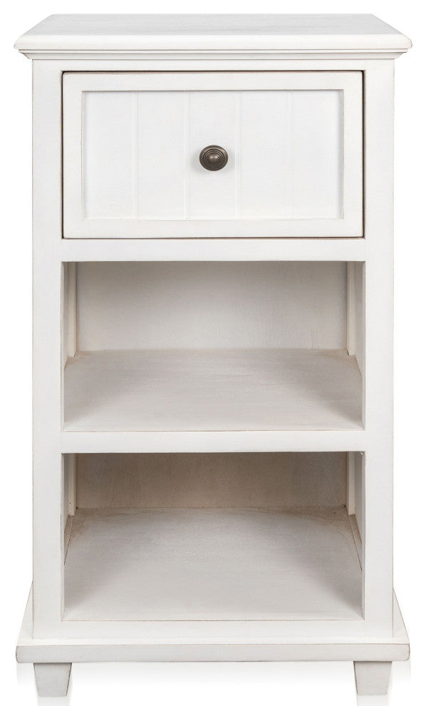 Egg Shell Drawer Side Table 13"Wx30"H16"D