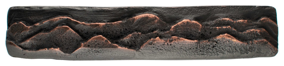 Mountains Pewter Cabinet Pull Hawk Hill Hardware, Bronze