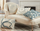 Down-Filled Throw Pillow With Cracked Embroidered Design, 20"x20", Blue