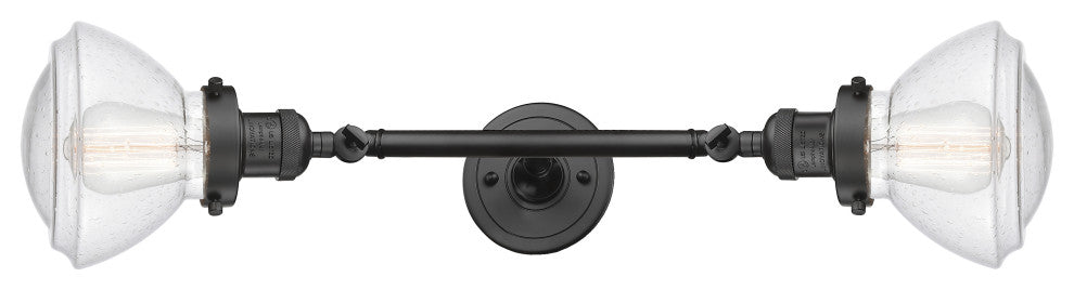 INNOVATIONS 208L-OB-G324-LED 2-Light Bath Vanity Light Oil Rubbed Bronze