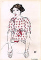 Egon Schiele Portrait of Miss Waerndorfer Wall Decal