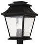 Livex Lighting 4 Light Black Outdoor Post Lantern - 20244-04
