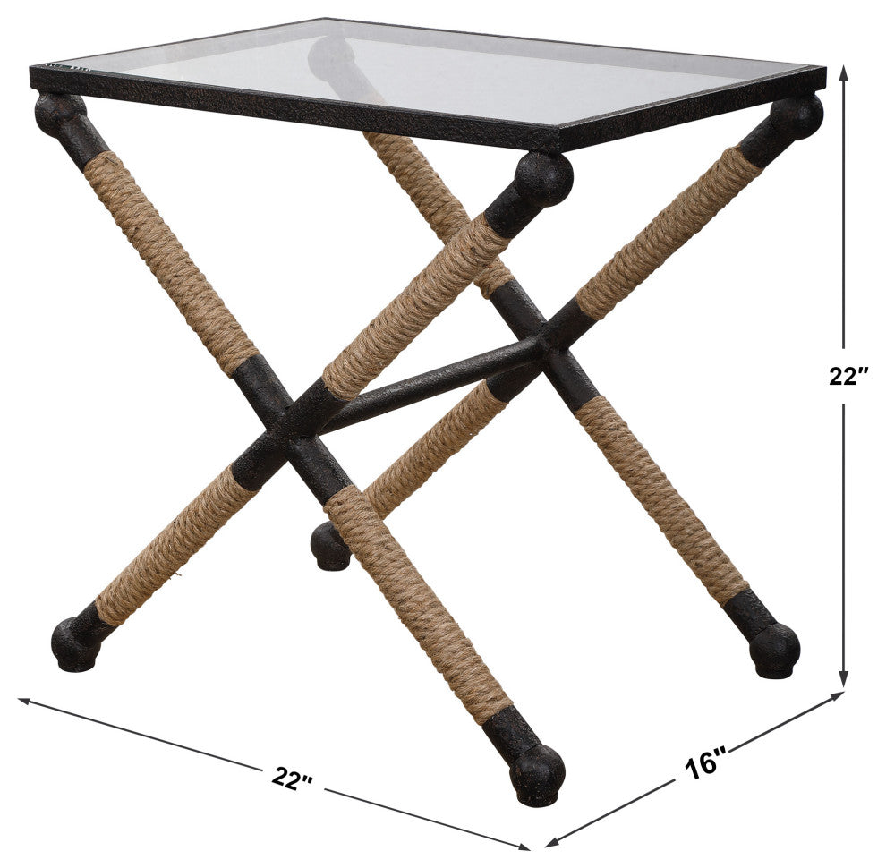 Uttermost Braddock Coastal Accent table