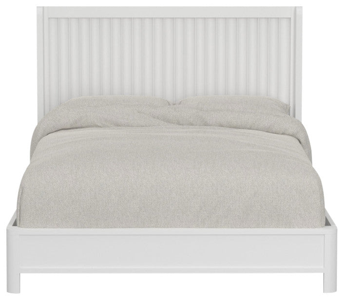 Stapleton California King Panel Bed, White