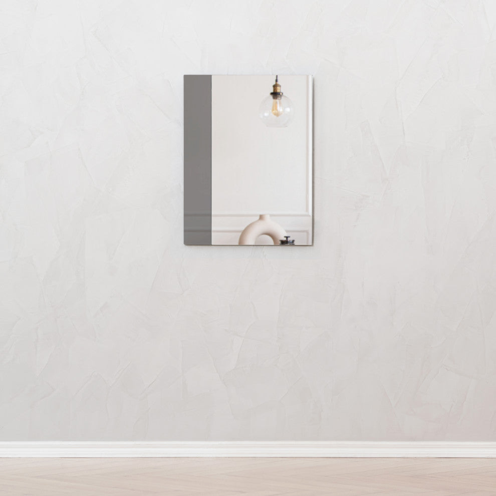 Eric Accent Rectangle Mirror, Smoke, 24"x18"