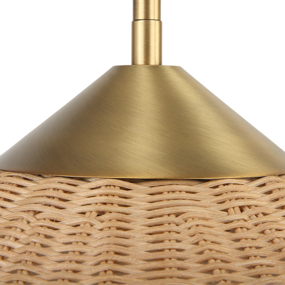 Uttermost Phuvinh 1-LIght Rattan Shade Pendant