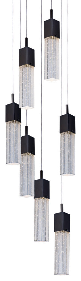 ET2 E22767 Fizz III 13" 7 Light LED Multi Pendant - Bronze