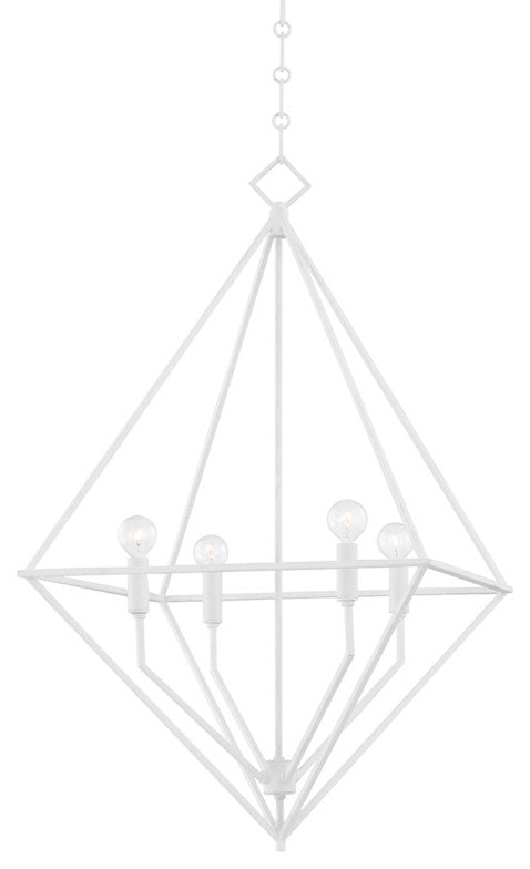 Hudson Valley Haines Four Light Pendant 3129-WP