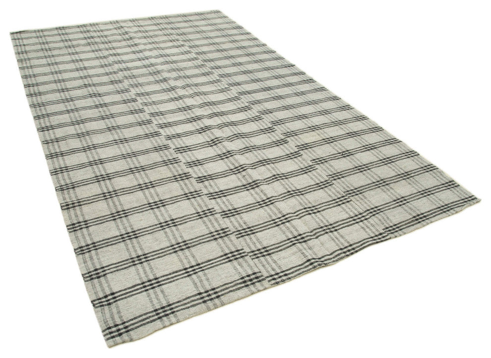 Rug N Carpet - Handwoven Turkish 6' 0'' x 10' 0'' Vintage Wool Kilim Rug