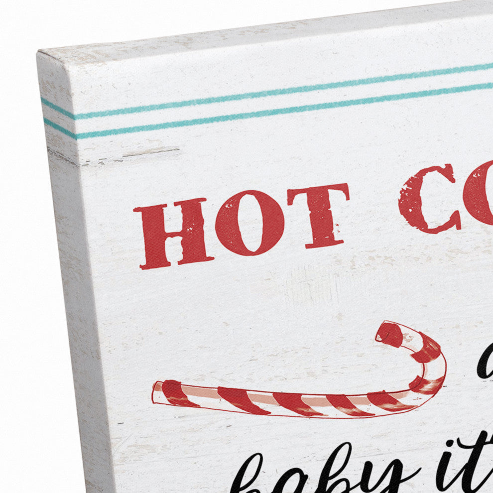 Hot Cocoa Cafe 11x14 Canvas Wall Art