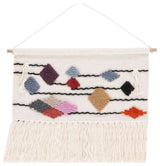 Safavieh Sedona Gleenda Woven Wall Art Ivory/Black 32" X 24"