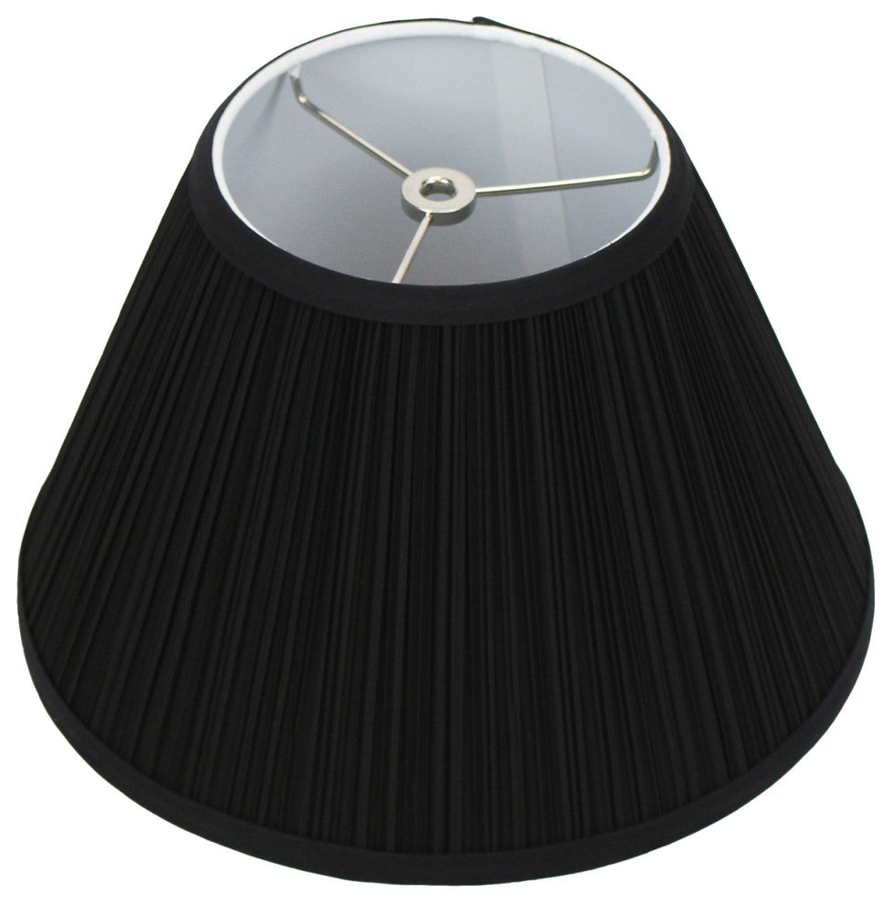 Fenchel Shades 6"x12"x8" Spider Attachment Empire Lamp Shade, Pleated Mushroom B