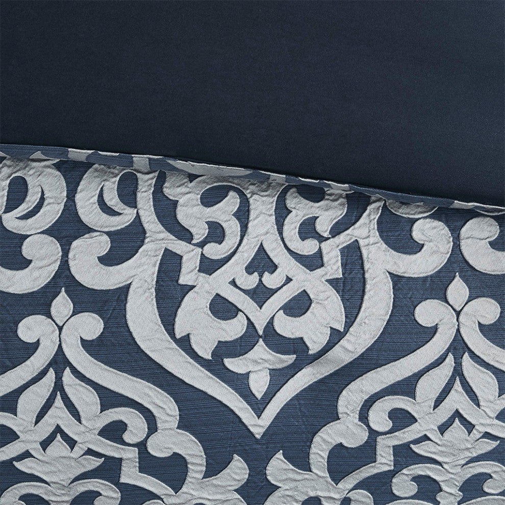 Madison Park Odette 8 Piece Jacquard Comforter Set
