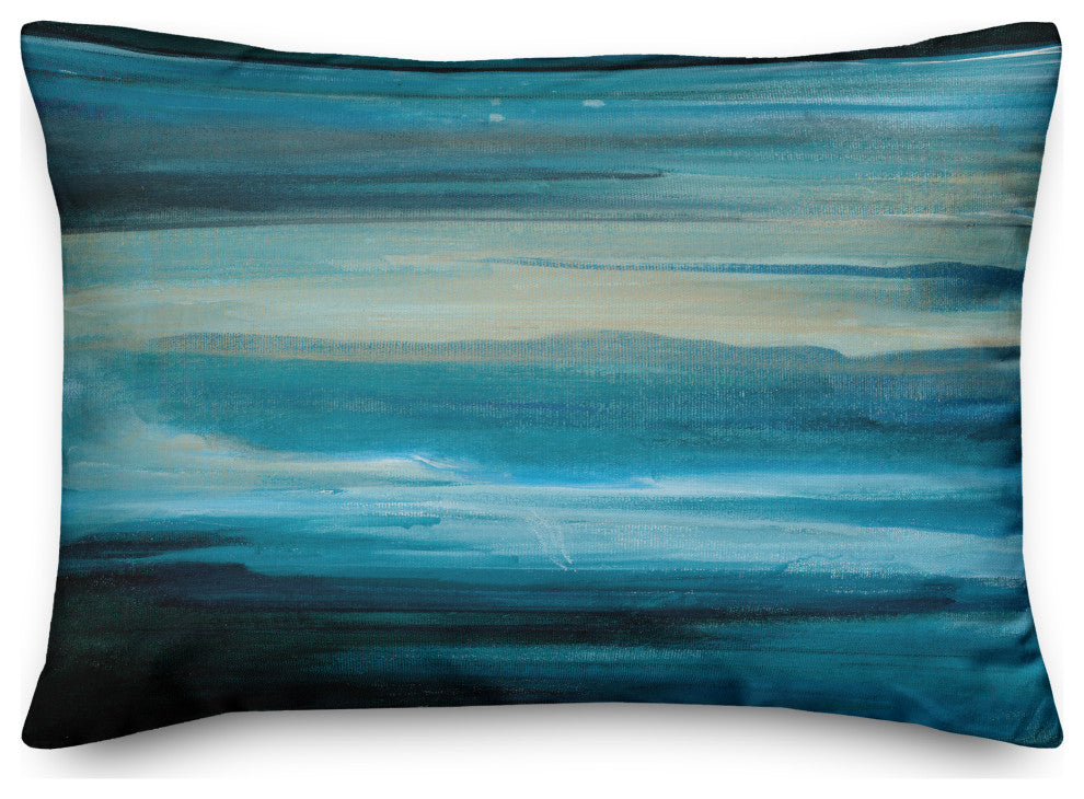 Blue Streaks 14x20 Indoor/Outdoor Pillow