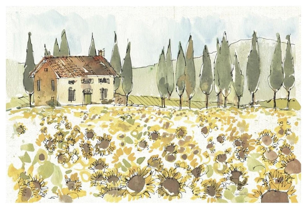 "Tuscan Elegance I" Digital Paper Print by Anne Tavoletti, 32"x22"