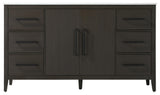 Home Living 60" Single Bathroom Vanity, Mocha Brown