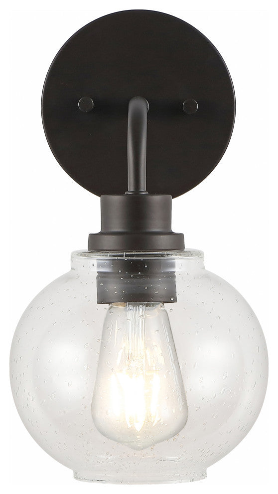 Sandrine Iron LED Vanity Light, Oil Rubbed Bronze, 1 Bulb