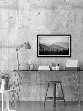 "Pinetree Forest" Framed Painting Print, 30x20