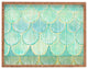 Cori Dantini Turquoise Scallops Rectangular Tray, Large
