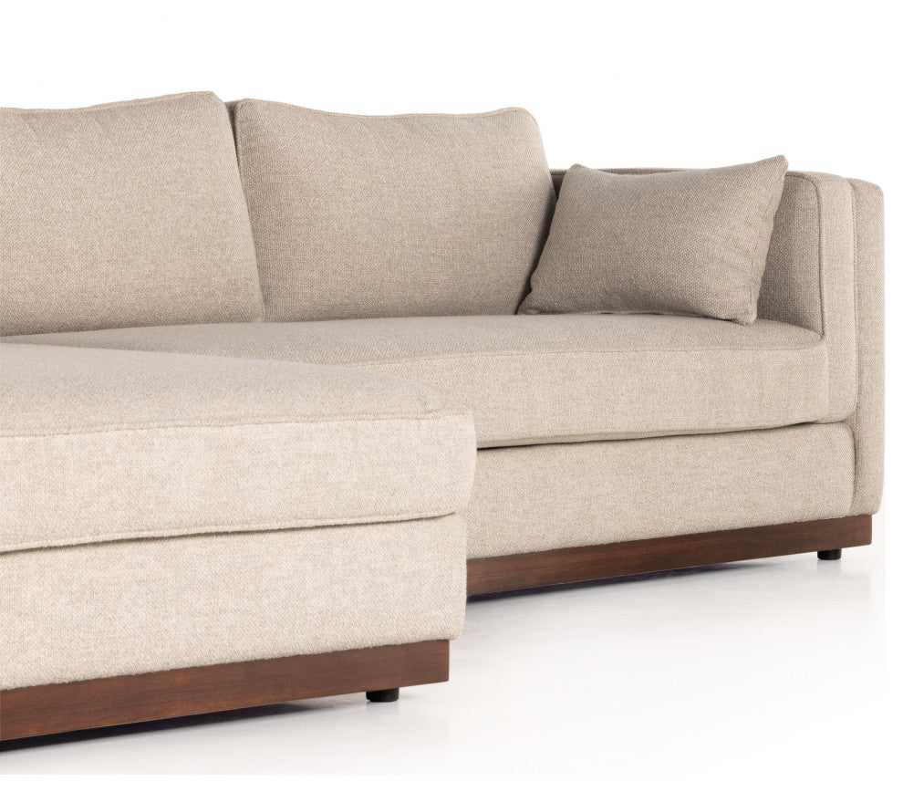 Lawrence 2pc Laf Sectional-Nova Taupe