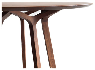 Aldo Round Dining Table Walnut