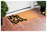 Calloway Mills Angle Welcome Doormat, Natural/Black, 24x36