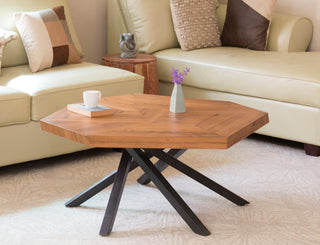 Ello Teak Vaneer Coffee Table