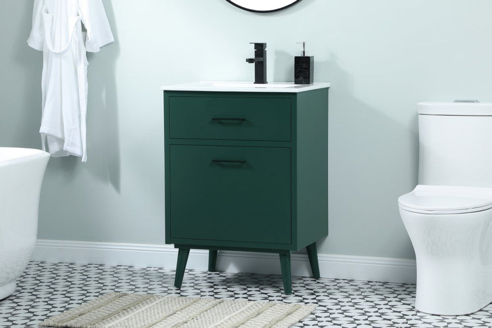 Beatrice 24" Bathroom Vanity, Green