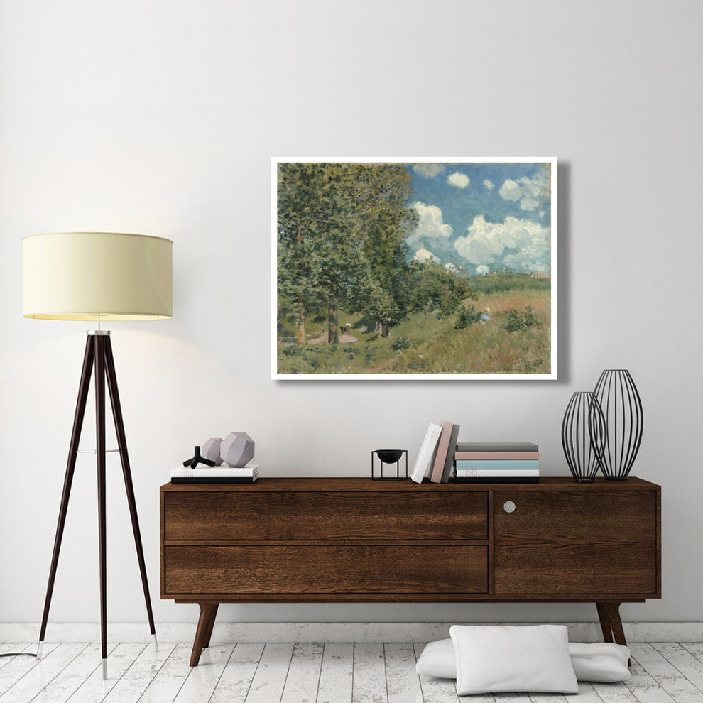 "The Road from Versailles to Saint-Germain" Print by Alfred Sisley, 50"x38"
