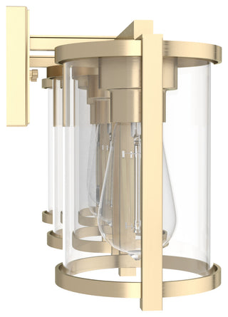 Astwood Alturas Gold With Clear Glass 3 Light Vanity Wall