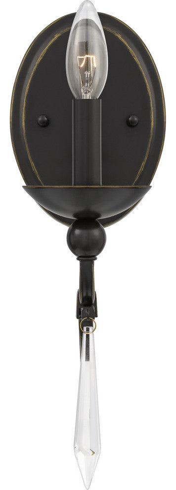 Quoizel JOU8701PN 1-Light Wall Sconce, Joules