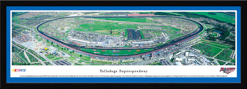 Talladega Superspeedway Panoramic Poster , Select Frame