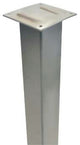 Modern Contemporary Retro Design ,optional Mounting Pole for the RetroBox, Stainless Steel
