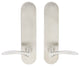 Crest Lever, Tubular Passage, 2-3/8" Backset, Satin Stainless Steel