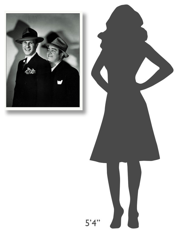 "Abbott & Costello - Promotional Still" Canvas Giclee, 24"x30"