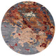 Ahgly Company Indoor Round Mid-Century Modern Area Rugs, 4' Round