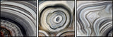 Beige Swirls Triptych, 54x18