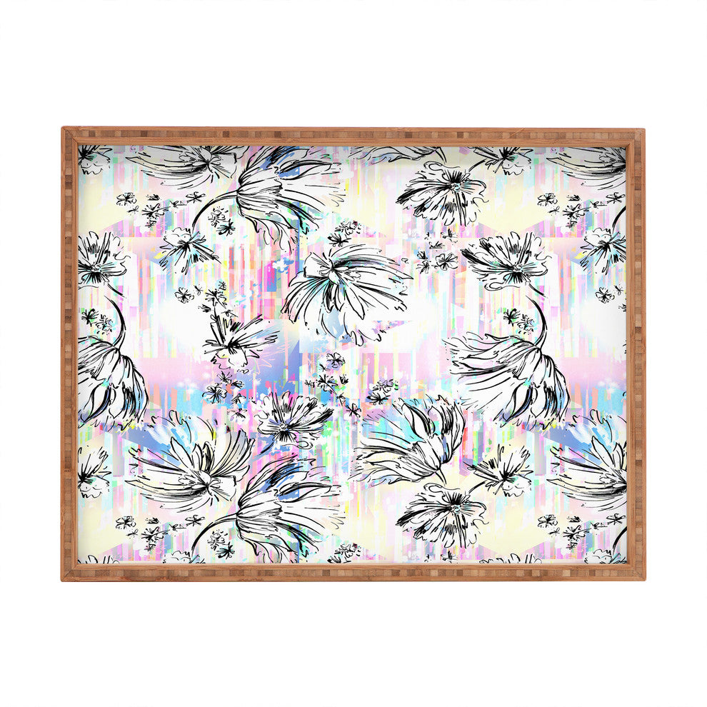Pattern State Floral Meadow Magic Rectangular Tray