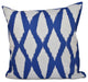 Geometric Decorative Pillow, Dazzling Blue , 16"x16"