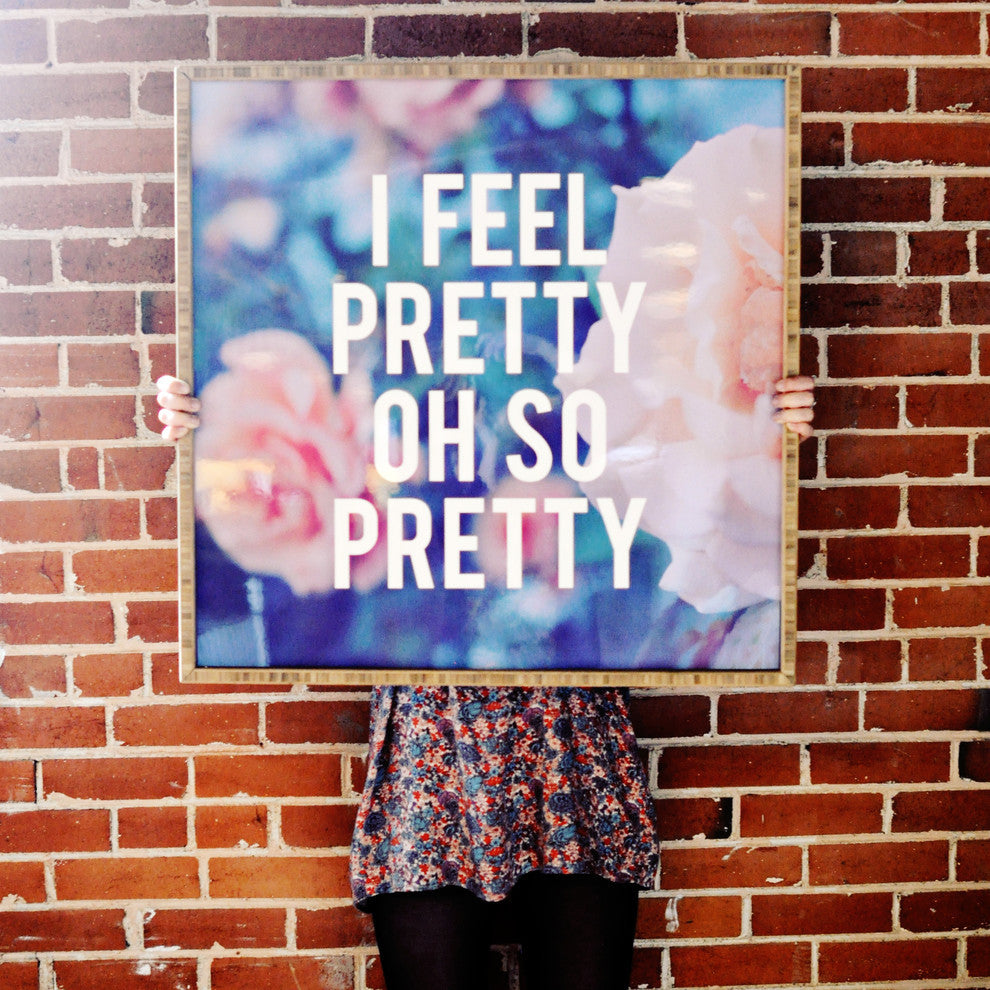 Leah Flores So Pretty Framed Wall Art, Medium