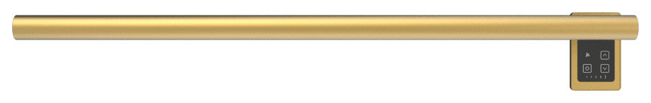 Modello i Round 40" Hardwired Single Bar, Satin Brass