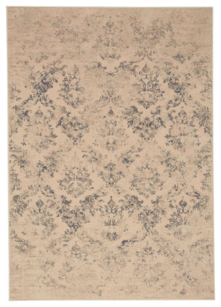 Kevin O'Brien Gilt Rectangle Machine Woven Rug, Cream Green, 5'3"x7'6"