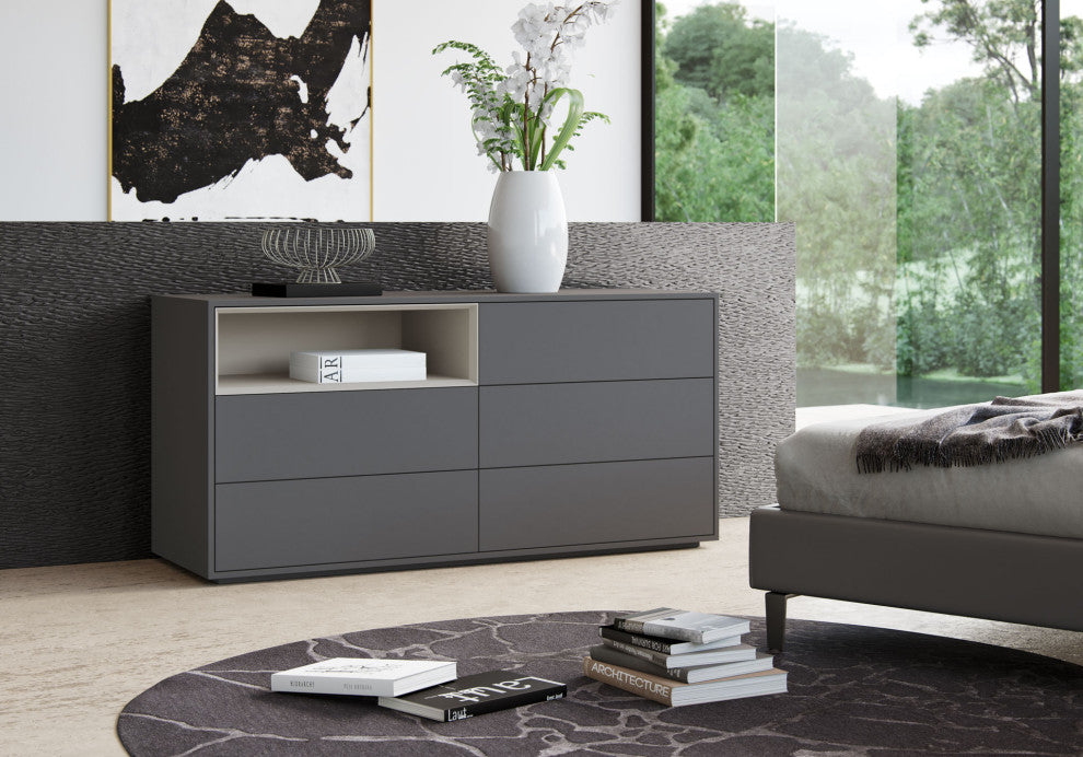 Beverly Dresser Dark Gull Gray